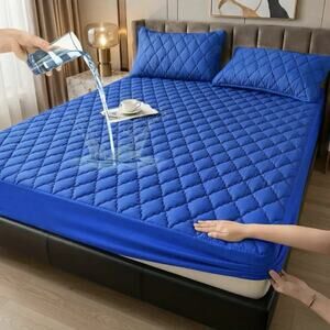Dark Blue Waterproof Mattress, Cover Queen Size New In Package